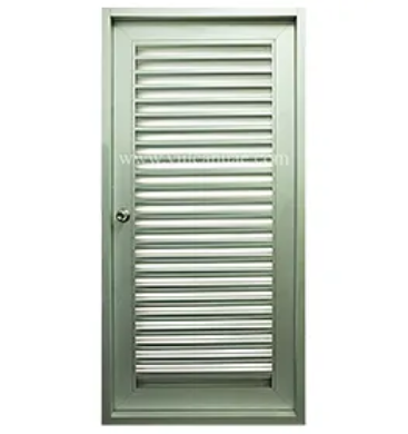 Ventilated Louver Door – Steel or Timber Construction, Non-Fire/Fire Rated Option, Static Louvers for Airflow, RAL Powder Coated Finish, Closet, Pantry or HVAC Access